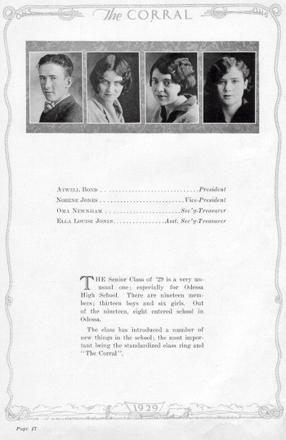Class Officers